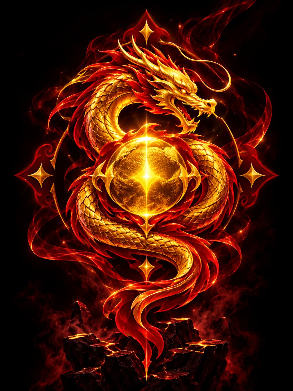 ภาพเกม Golden Dragon ที่ออกแบบใหม่สำหรับ th99 - ทีเอช99
